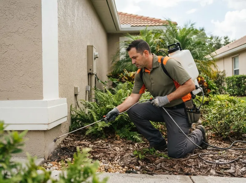 Perimeter Pest Barrier Treatment in St. Petersburg, FL