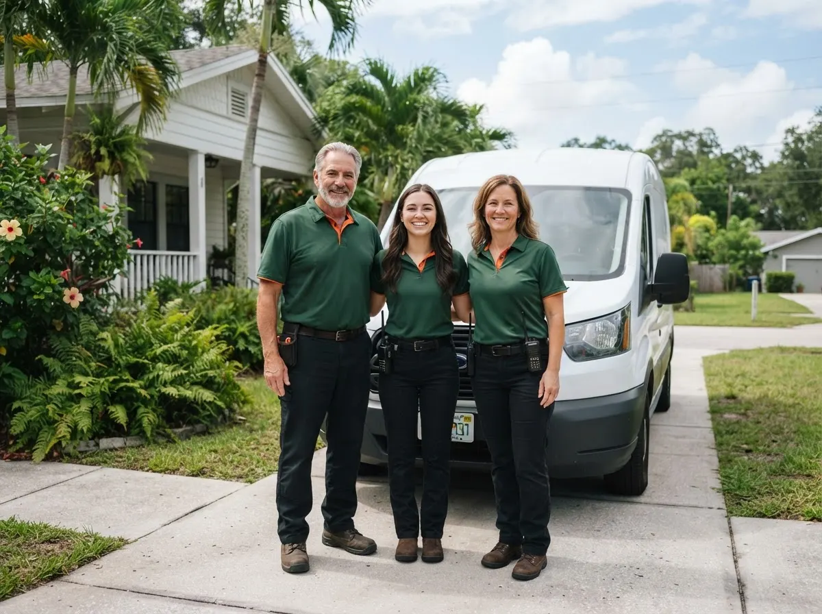 The Pelican Grove Pest Control team, pest control service in St. Petersburg, FL